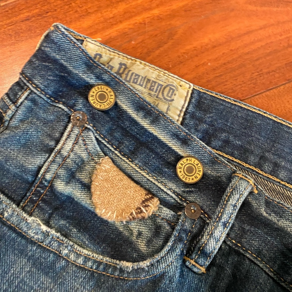 RALPH LAUREN PATCHWORK JEANS - Picture 12 of 16